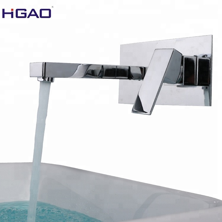 Factory Direct Sale Wall mounted single handle bathroom chromed and black/white colored brass bathroom shower faucet mixer