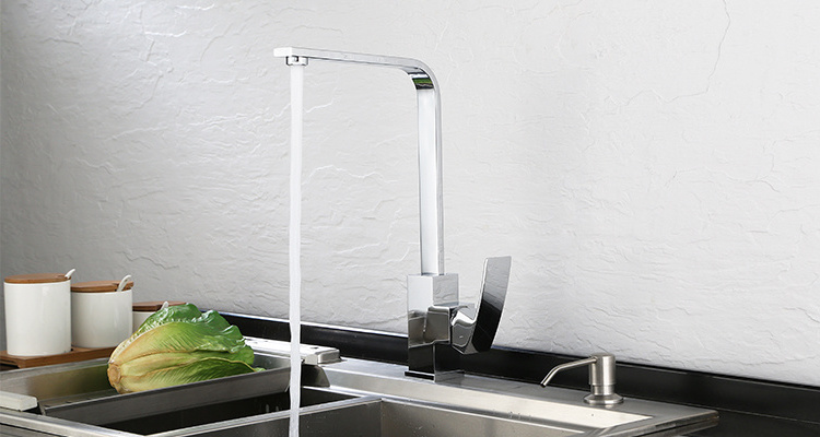 Manufacturers Deck Mounted Polished Brass High Spout UPC Single Handle Kitchen Sink Faucet