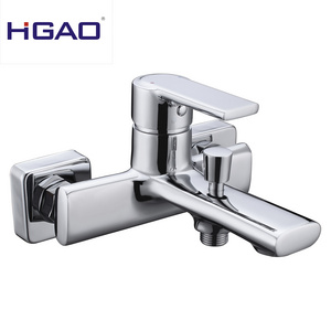 China Manufacturer smart Exposed Shower Mixer Brass Bathroom Shower Faucet Chrome Bath Mixer Taps