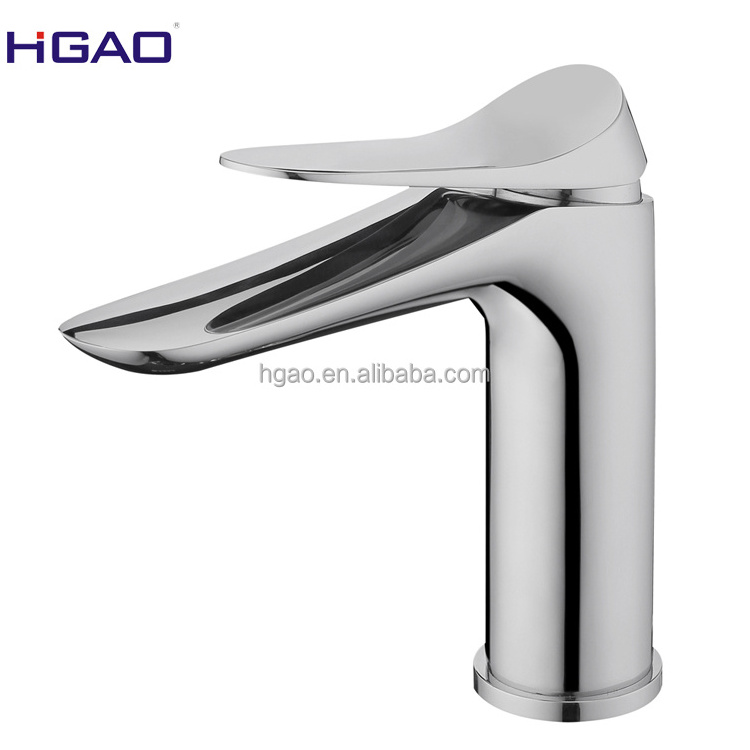 UPC Lavabo Water Mixer Faucet New Bathroom Lead Free Cupc Brass Single Handle Basin Faucet with Concealed Aerator