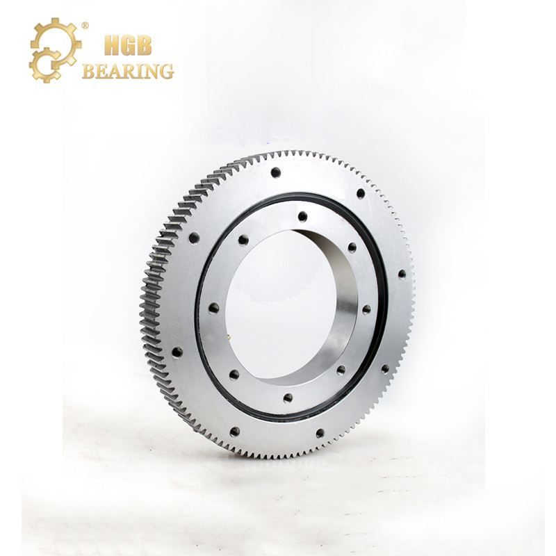 small slewing bearing 010 10 100/ 010 20 200 no teeth  single row ball slewing bearing mini swing bearing