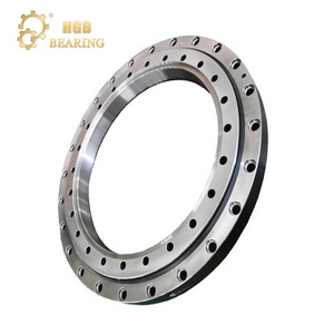 small slewing bearing 010 10 100/ 010 20 200 no teeth  single row ball slewing bearing mini swing bearing