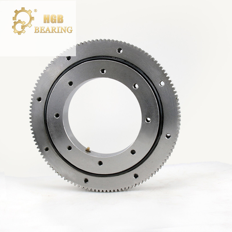 small slewing bearing 010 10 100/ 010 20 200 no teeth  single row ball slewing bearing mini swing bearing