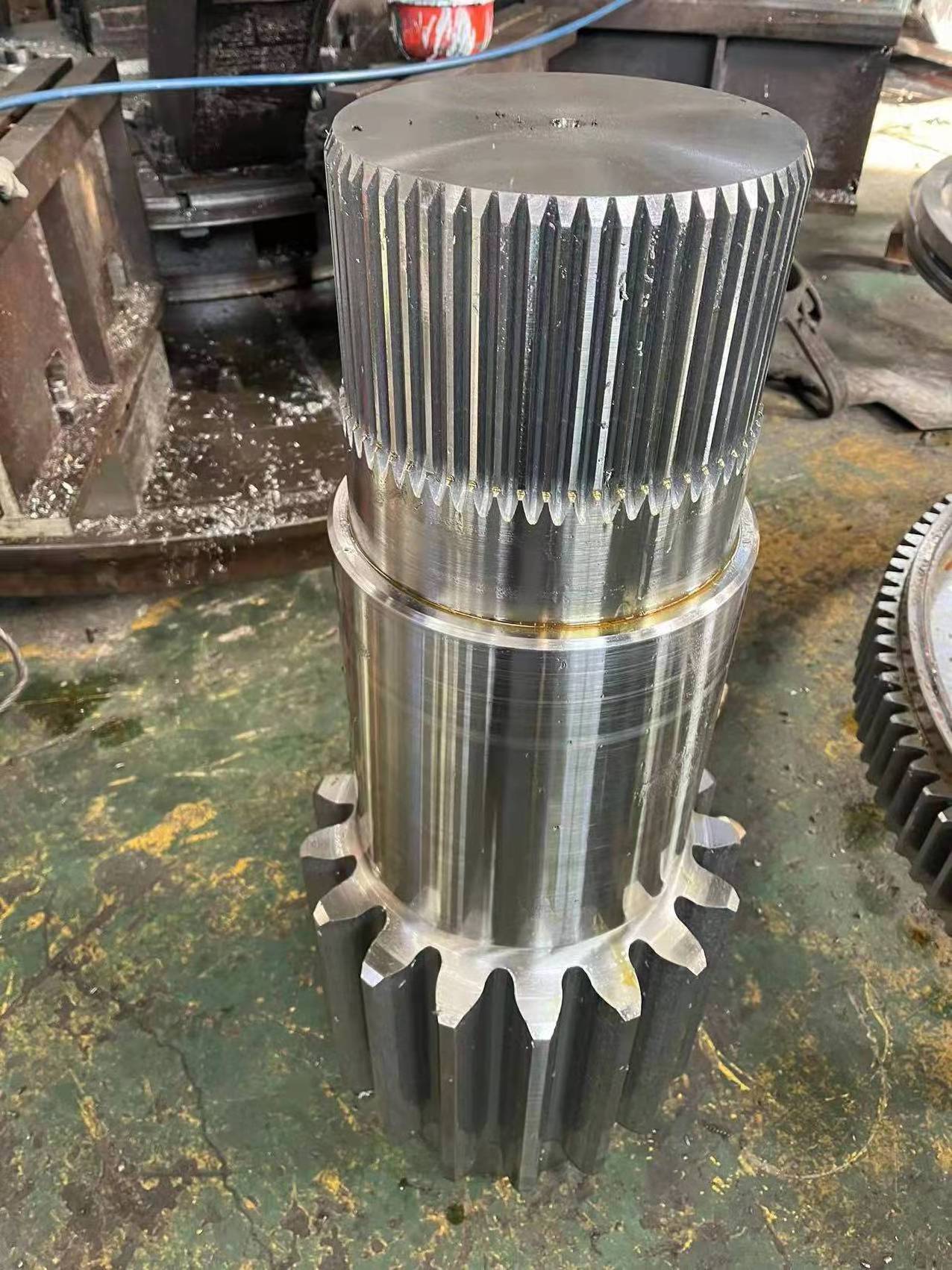 Double Helical Gears for MINING  Horizontal Ball and SAG Mills CEMENT Kilnmills Motor  Gearbox drive shaft