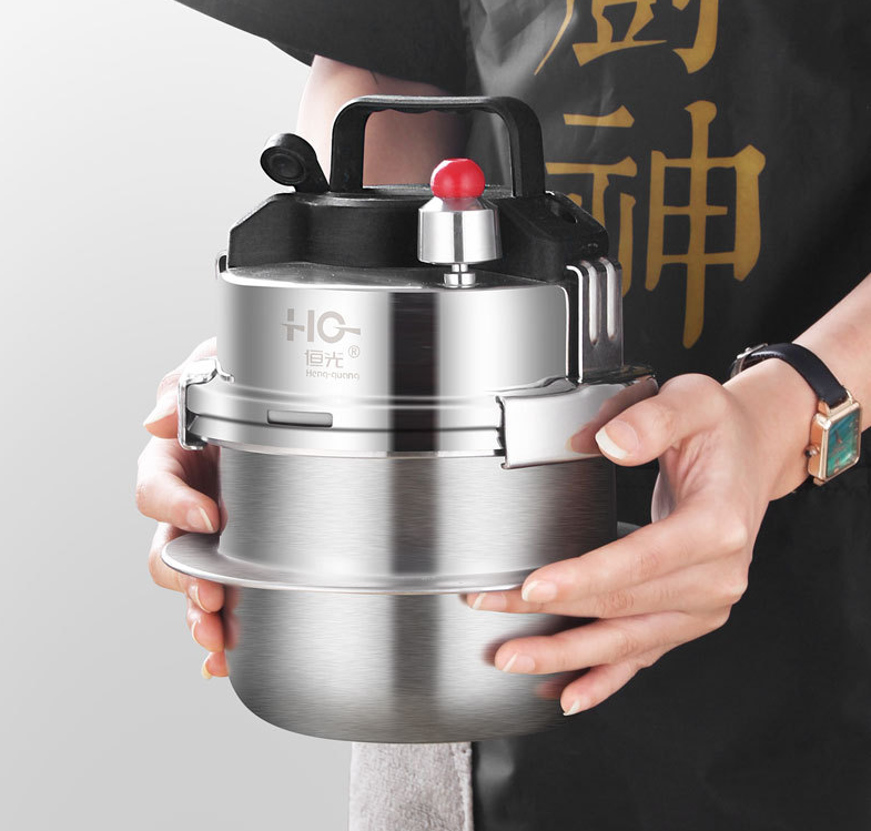 New Electric 0.8L/1.2L Mini Rice Stainless Steel Pressure Cooker For Camping