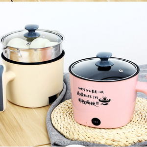 HG Electric stainless steel Multi Mini Cooking Pot Function Frying Pan Non Stick Ceramic Coating Cooking Hot Pot