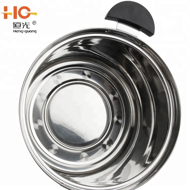 Food grade stainless steel 304  vacuum thermal cooker pot with 7L or 4.5L flame free cooking pot