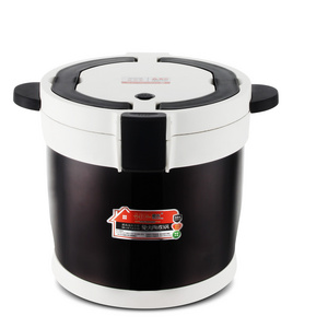 Food grade stainless steel 304  vacuum thermal cooker pot with 7L or 4.5L flame free cooking pot