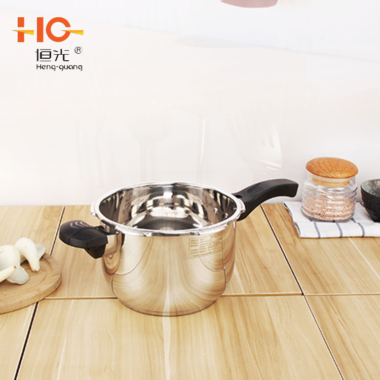 Hot sell Gas and Induction Cooker Multi 3 layers polished pot stainless steel pressure cooker