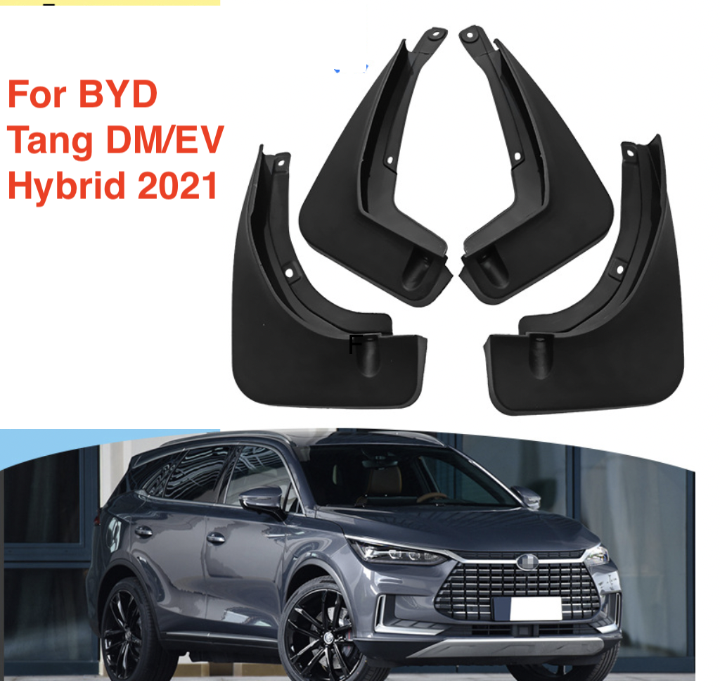 HGD For BYT Tang EV/DM Hybrid 2021 Mud Guard High Quality Hot Selling And Durable Rubber Splash Guard Car Fender Mud Flaps