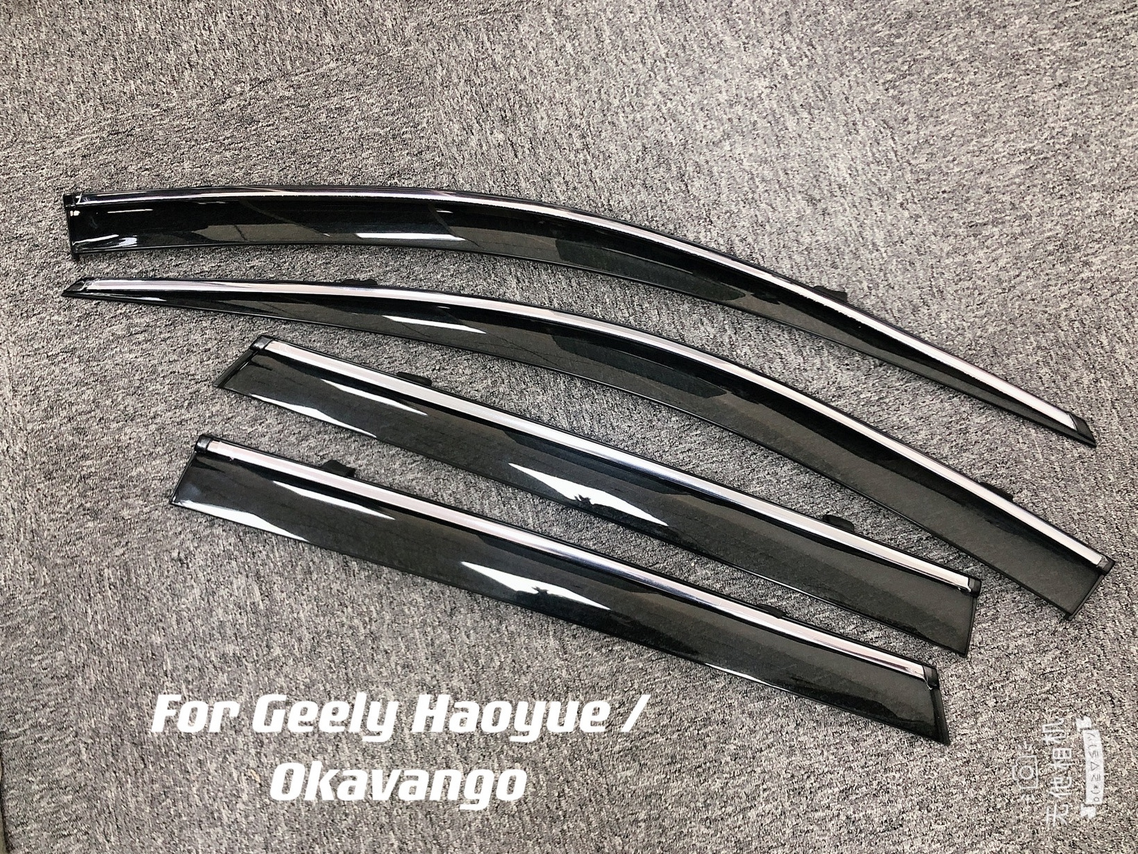 For Geely Haoyue Okavango Visor Vent Sun Shade  Rain Guard Window Visor Rain Guard car Door Visor