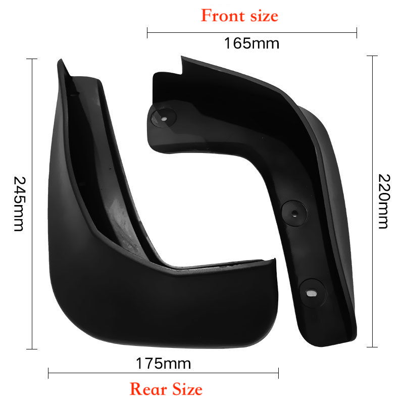 HGD Mud Flaps For Honda Fit Jazz 2008 -2010 Splash Guards Front and Rear Mudguards Fender Mudflaps