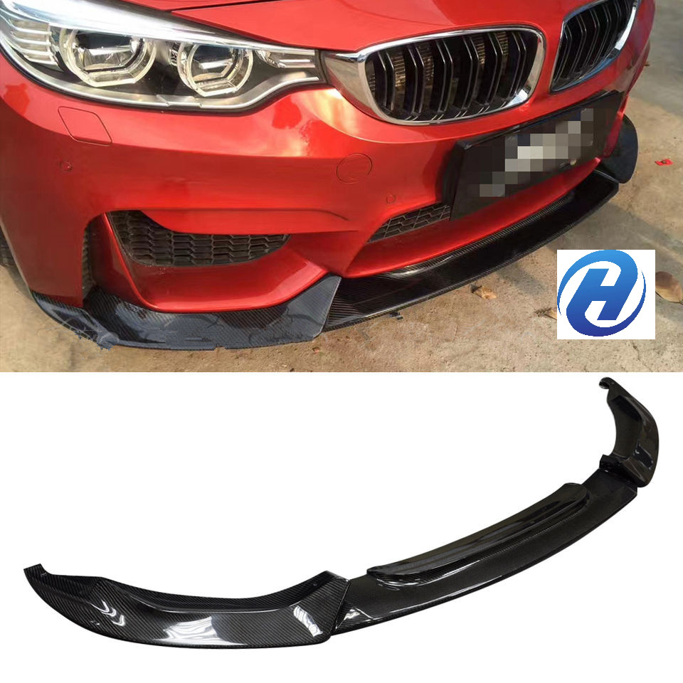 HGD for BMW F80 F82 M3 M4 2014-2018 refit carbon fiber front lip front bumper Lip Front splitter