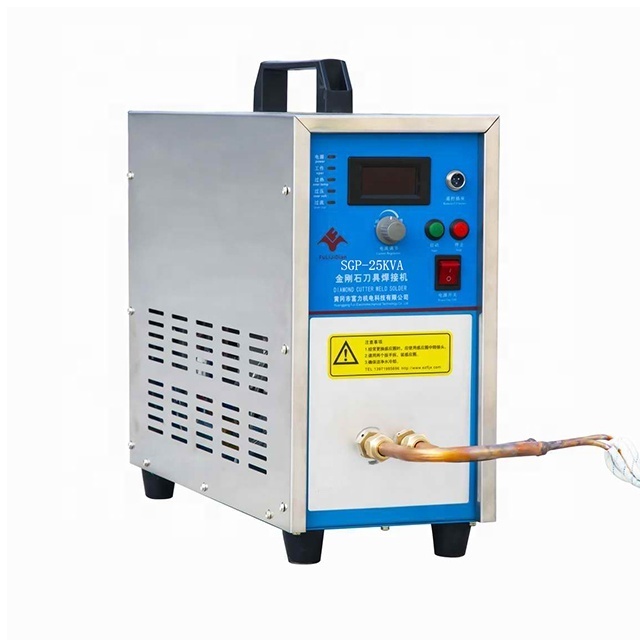 Handheld Incution saw blade metal pipe heating brazing welding machine