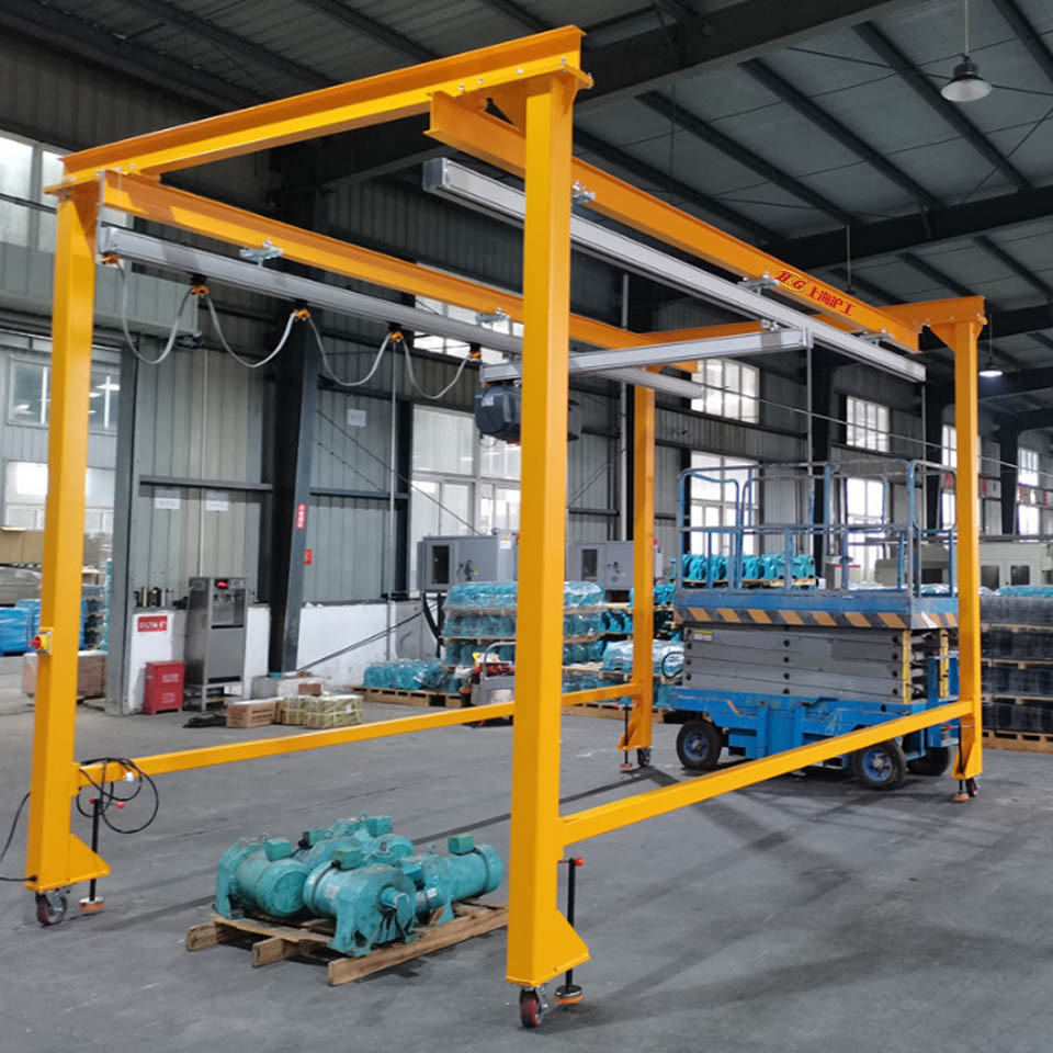 500kgs Floor Crane KBK Light Duty Overhead Rail Cranes