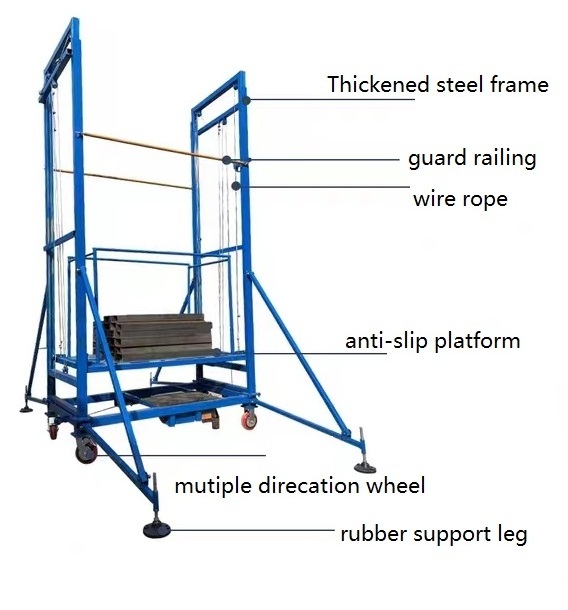 New Arrival Foldable Electric Scaffolding Lift