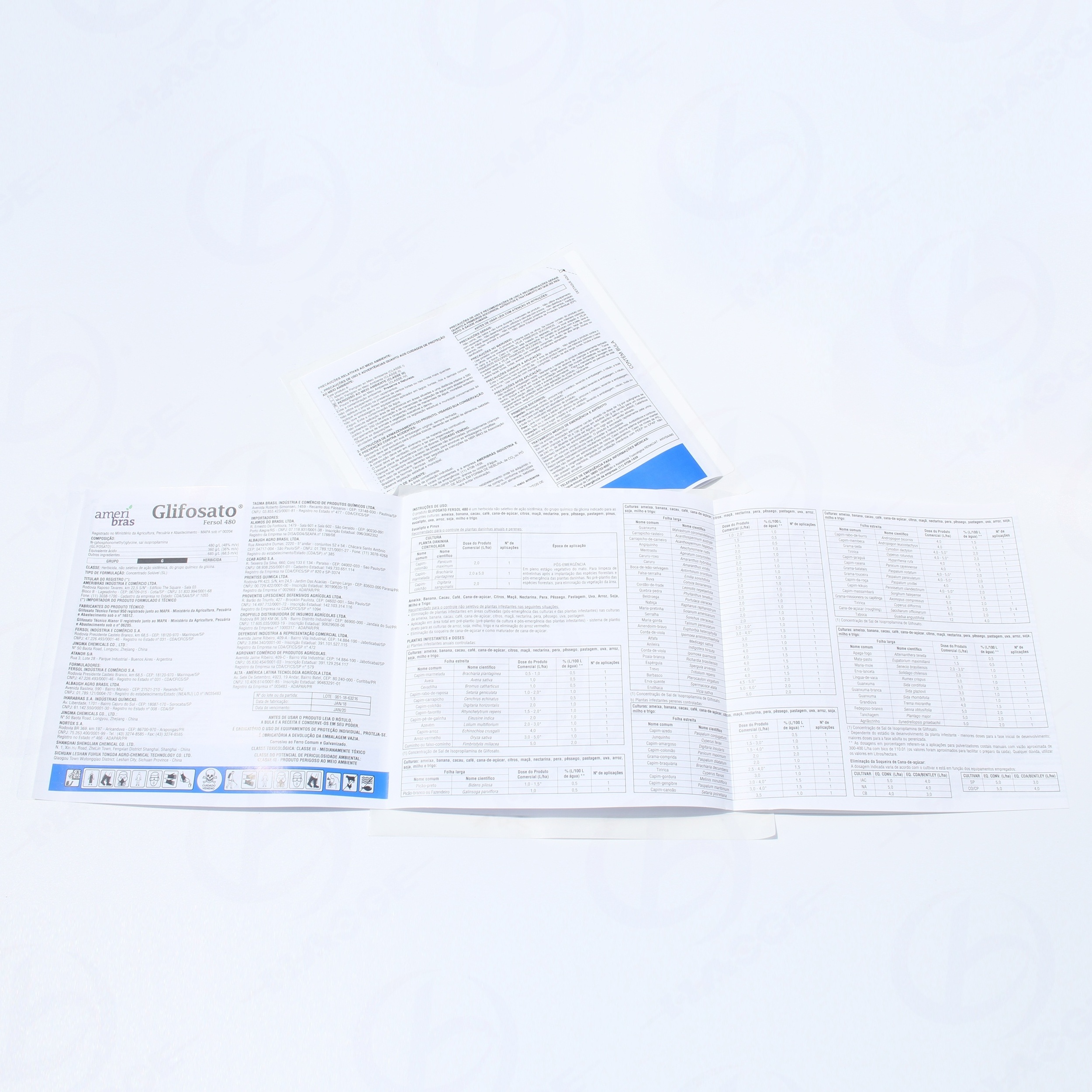 Customized Design Synthetic Paper Label Multi-page Multi-layer Label Booklet Printing Folding Label for Bottles