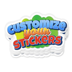 Customization Removable Personalized Vinyl Sticker Die Cut Logo Sticker Resistant Decals Sticker Label for Skateboard