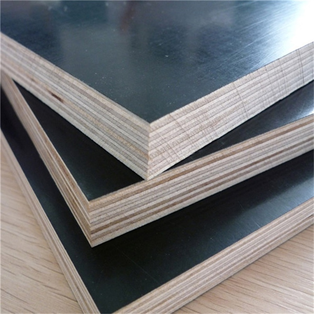 Construction plywood 1220x2440mm 18mm thickness phenolic glue black film faced plywood