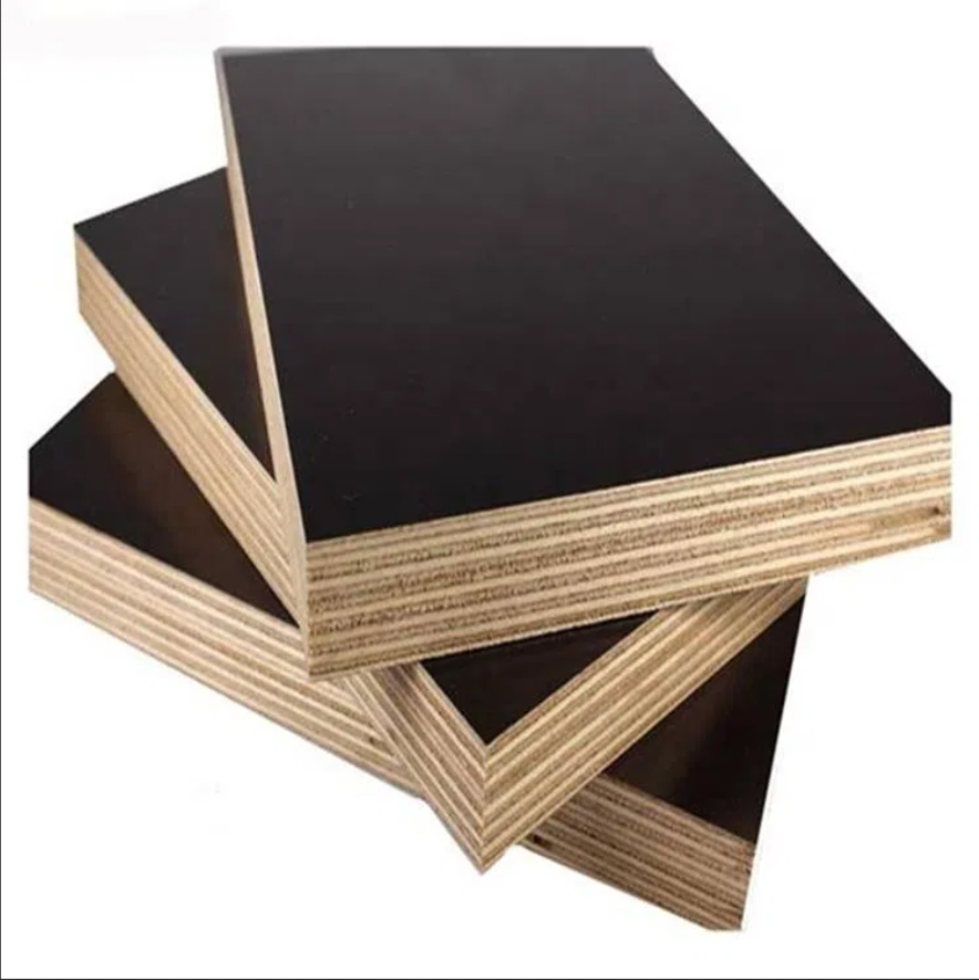 Construction plywood 1220x2440mm 18mm thickness phenolic glue black film faced plywood