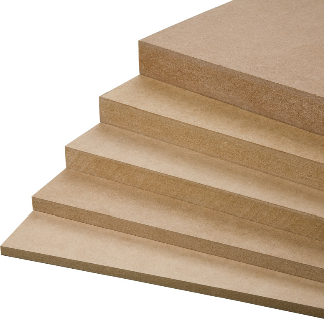 High quality Shangdong linyi factory sanded raw mdf plain mdf hdf board