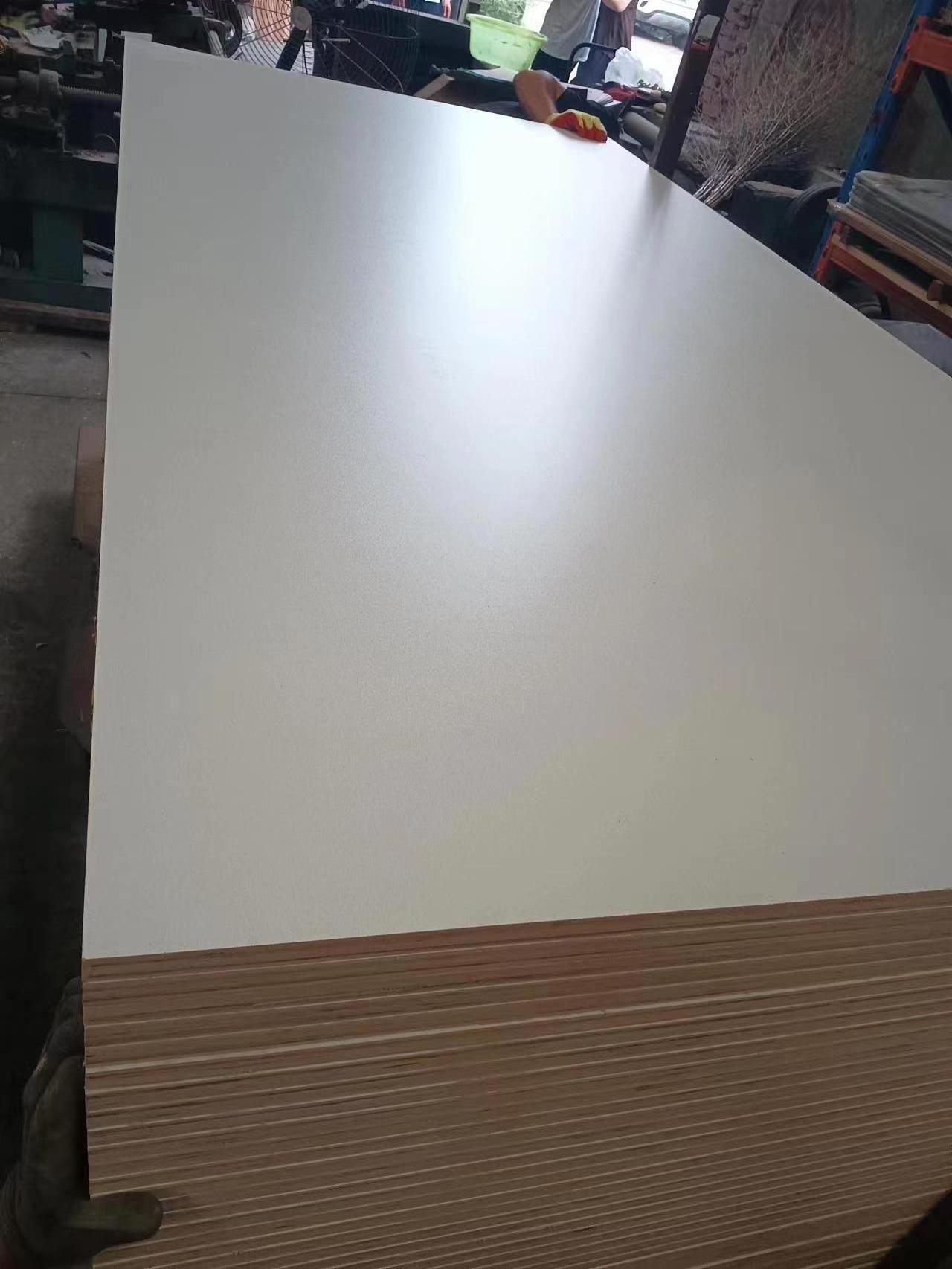 15mm 18mm white melamine Plywood for furniture  and kitchen cabinets