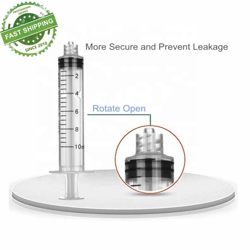 5mL Plastic Syringe Hydroponics Analyze Measuring Cubs Nutrients Syringe For Injectors Ink Cartridge Pets Cat Feeders