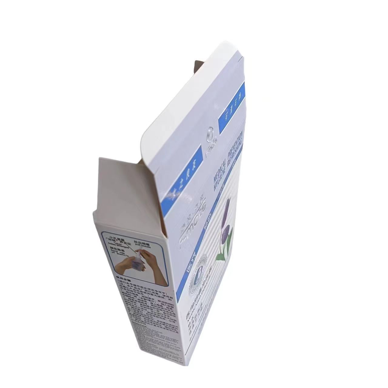 Custom logo  printing rigid paper  box  foldable box package for medical tools