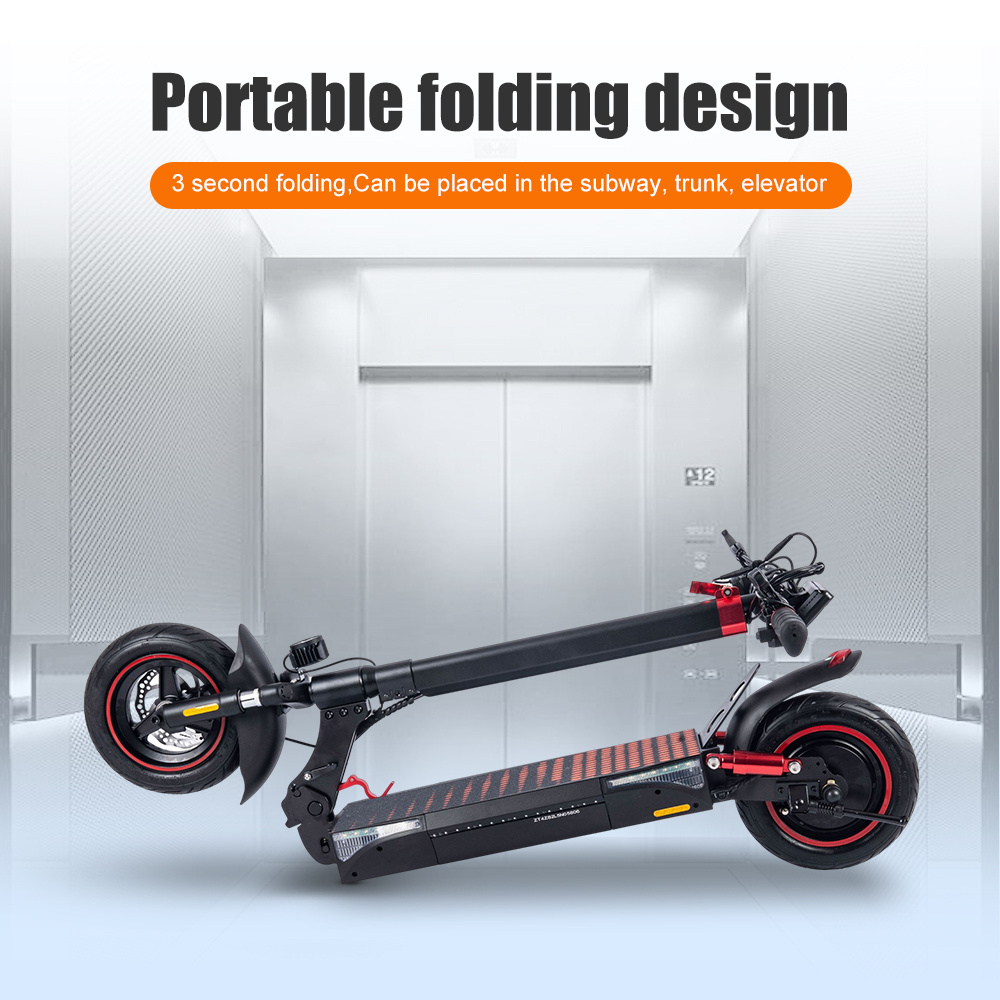 MAXWHEEL T4 big tire electric scooter Foldable off road electric scooter 48v voltage 500w power electric scooter adult