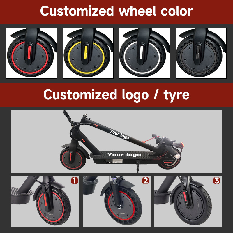 e scooter 350w 36v  foldable Aluminum Skateboard 8.5inch tire 120kg load two wheel folding electric scooter for adult