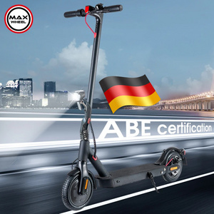 Maxwheel 350w 7.5ah 2 wheel scooter E9ABE max speed 20km/h Germany street legal adults folding cheap electric scooter wholesale