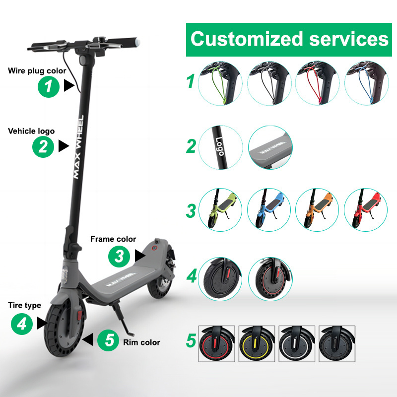 China factory new model 350w motor citycoco scooter M1 steel adult folding mobility electric scooter