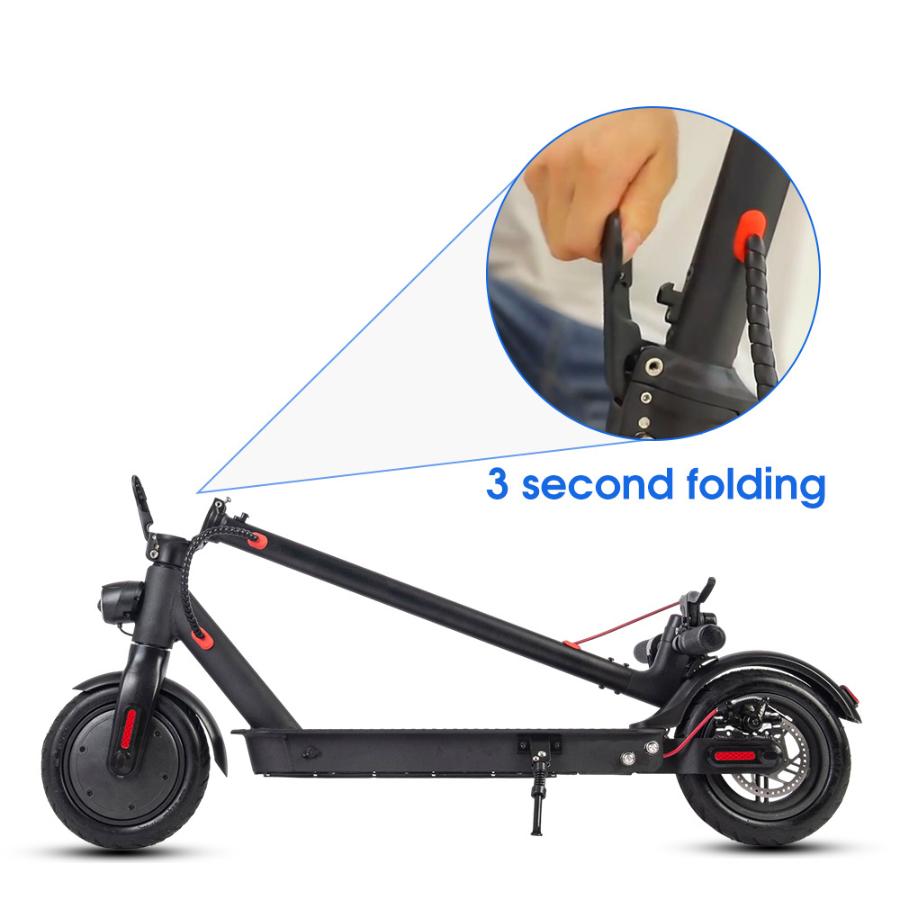 China factory 350w 36v portable scooter E9D lightweight folding mobility adult electric scooters customization