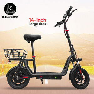 500w powerful motor 48v lithium battery electric scooters 12/14inch two big wheels adult electric scooter