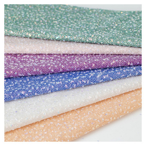 HG1058 New Design Shinny Tulle Mesh Fabric Glitter Fabric for Kids Dress