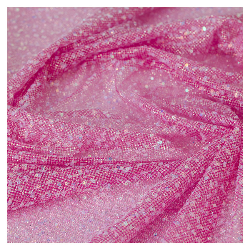 HG1058 New Design Shinny Tulle Mesh Fabric Glitter Fabric for Kids Dress