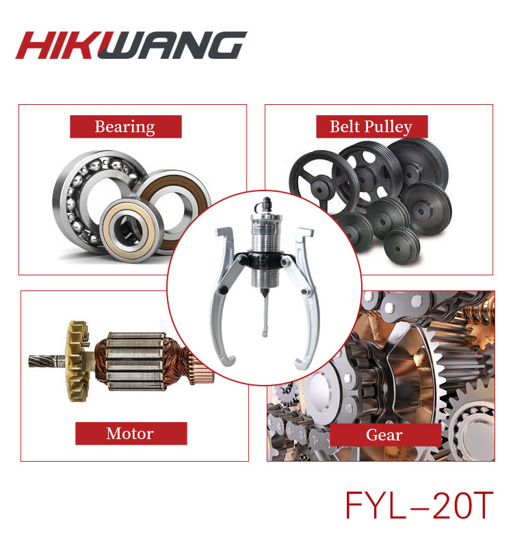 FYL-20T 20tons Hydraulic Gear Puller HEAD bearing Flywheel Pulley Removal Tool Vertically&Horizontally&External&Internal