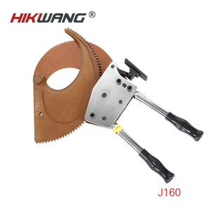 4 core cable cutter J160 heavy duty hand  copper and aluminum armoured ratchet type cable cutter manual cable cutter shear