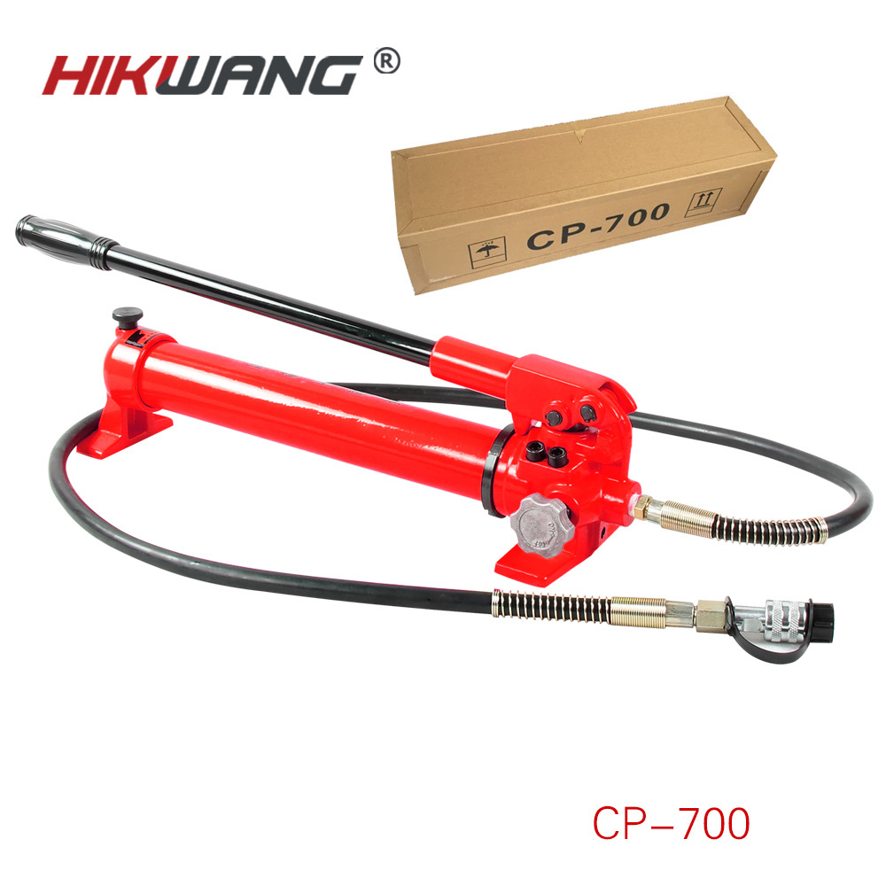 CP-700 single acting Manual Hydraulic Hand Pump high pressure multi section Hydraulic Lifting Cylinder Jack Pump