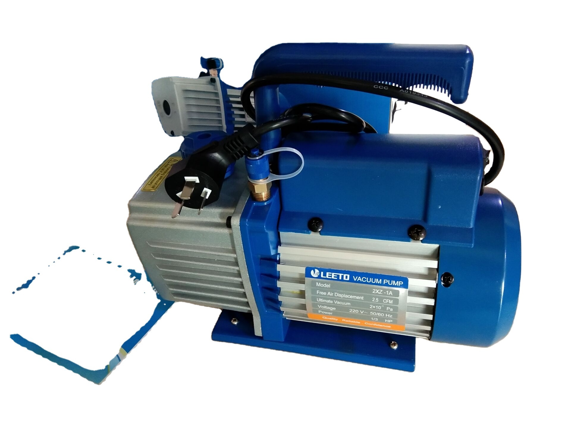 Dual Stage 1/3HP Vacuum suction Pump 2XZ-1A refrigeration tools