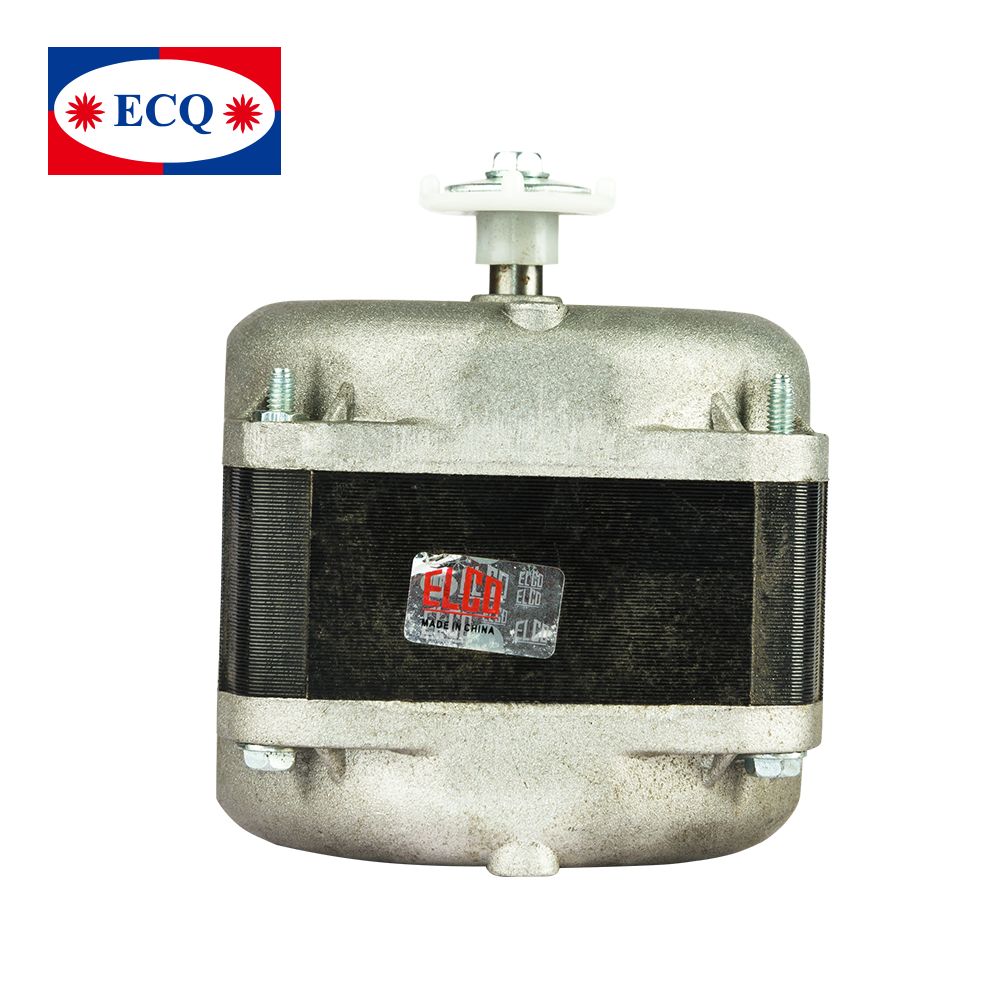 Italy elco condenser refrigerator shaded pole square fan motor 5/10/16/18/25W copper wire with blade and holder