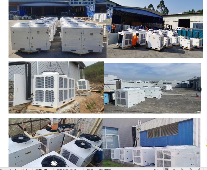 Condensing Unit  Air Cooled Box-type Manufacturers  condensing unit  10HP  Quick-Frozen seafood condenser unit Cold Storage