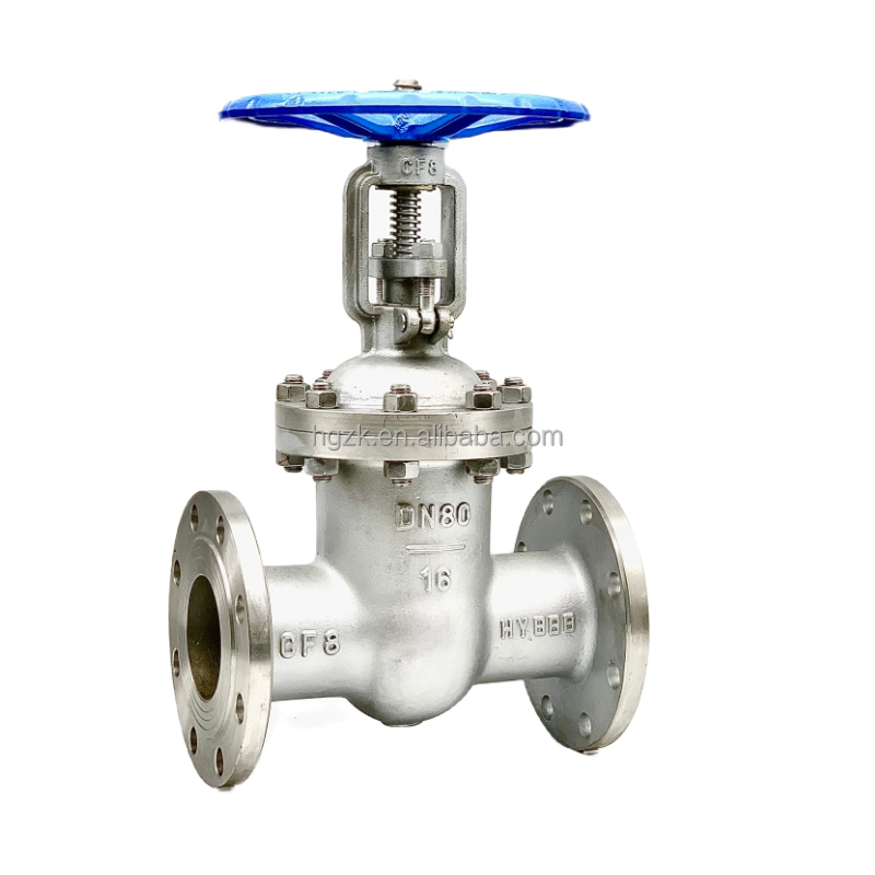 DN20 100 electric/pneumatic actuator manual water ANSI JIS Stainless steel forged steel cast steel turbine flange gate valve