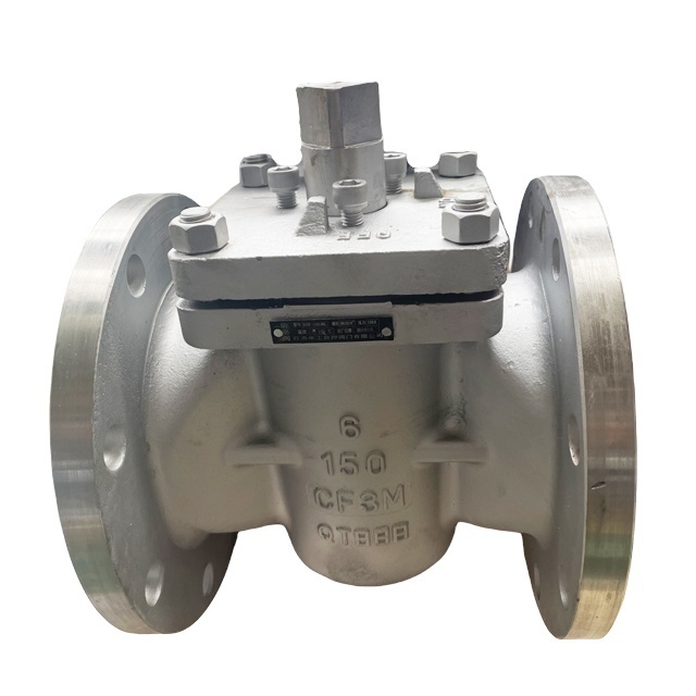 API 6D SS316 ASME High-Pressure 2/3-way PN1.0 Plug Valve Tight Shut-Off CF3M Quarter-Turn Valve Fluid Flow Control Plug Valves