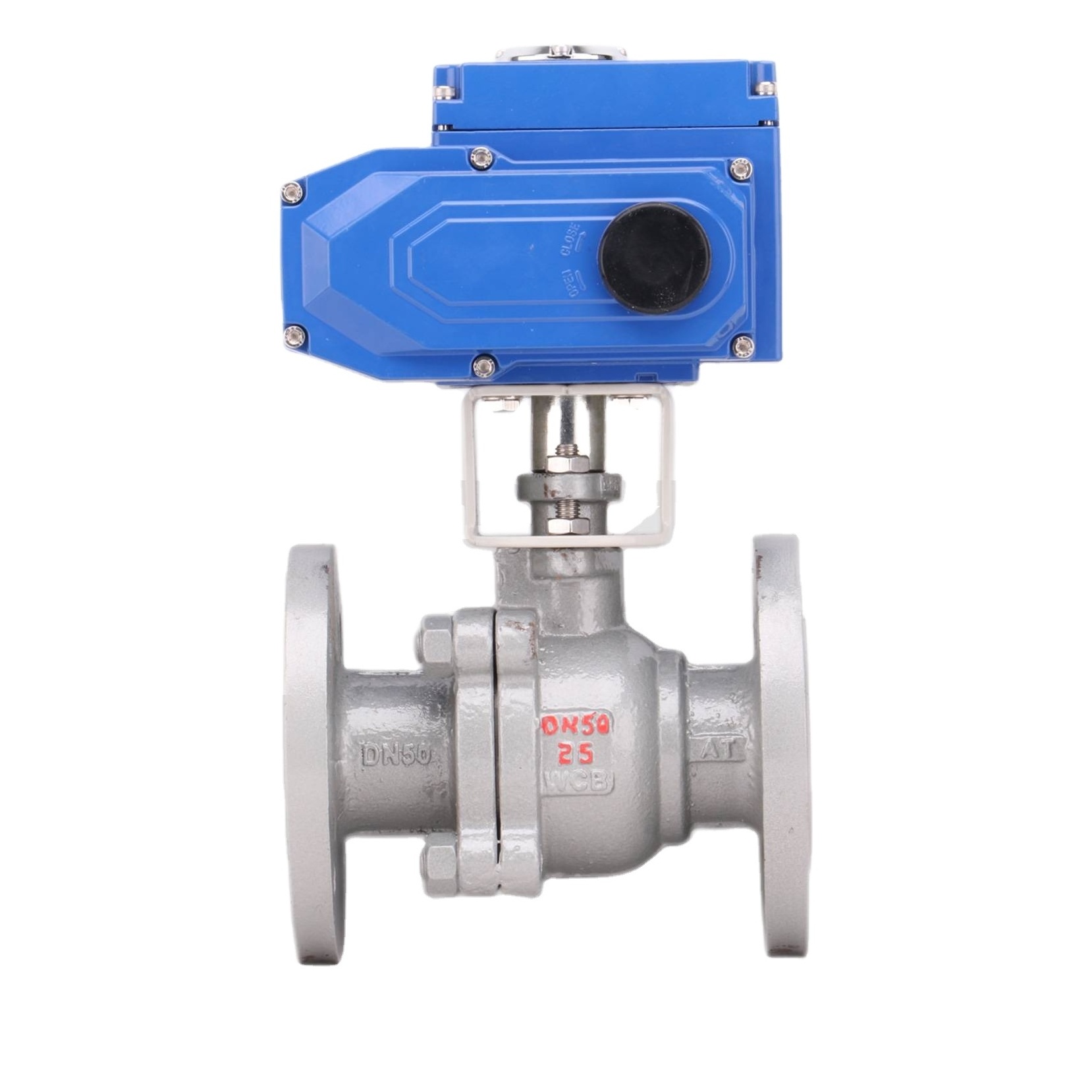 Stainless steel electric flange ball valve Q941 Steam gasoline high temperature switch Explosion proof regulating shut-off valve