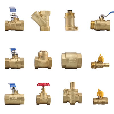 Brass Ball Valve Series Valve Manufacturer High Quality 2 Way Water Iron Handle Manual Switching Copper Brass Ball Valve