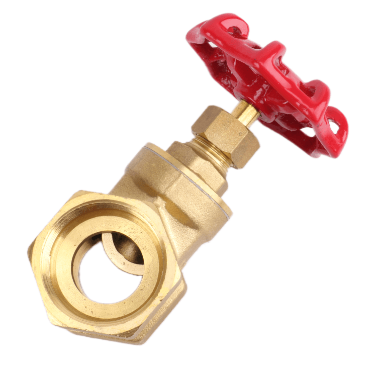 HGZK OEM Copper Threaded Gate Valve Shut Off Cock Valves Globe Brass Valve For Tap Water Engineering