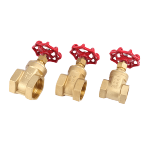 HGZK OEM Copper Threaded Gate Valve Shut Off Cock Valves Globe Brass Valve For Tap Water Engineering