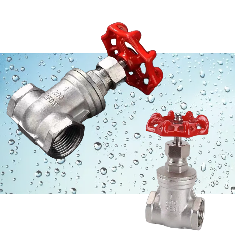 DN20 100 ANSI JIS Industrial high-temperature and high-pressure stainless steel thread gate valve Internal thread gate valve