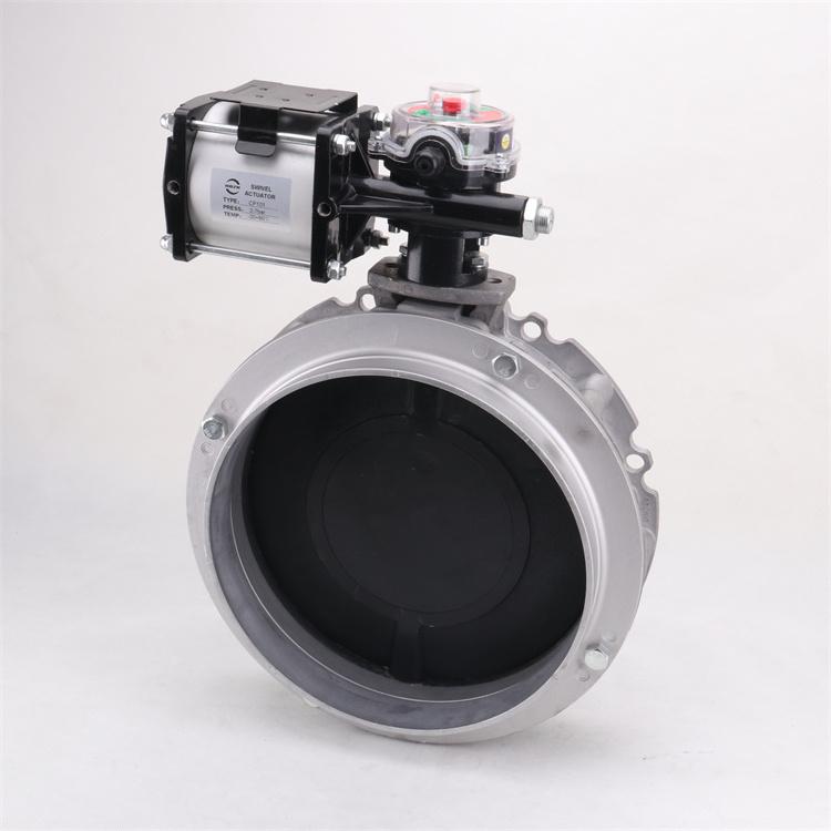 VFS V1FS V2FS special aluminum alloy Silo butterfly valve for cement Pneumatic powder butterfly valve CP101/CP126